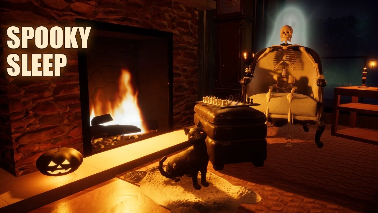 Thumbnail of the film Cozy Halloween Cabin for Sleep