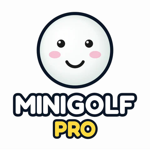 Minigolf Pro logo, full lockup